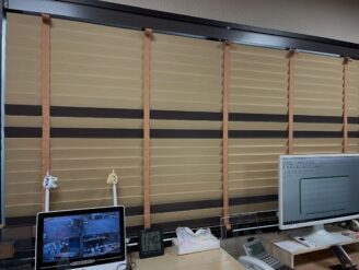 #インテリアカーテンＮＥＳＴ #ＴＯＳＯウッドブラインド #四国電機株式会社 #オフィスリニューアル #オフィス改装 #オフィスリノベ